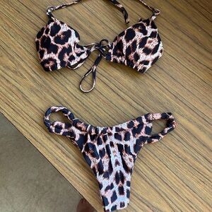 Leopard Print Bikini Set